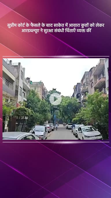 हौज खास: सुप्रीम कोर्ट के फैसले के बाद साकेत में आवारा कुत्तों को लेकर आरडब्ल्यूए ने जताई सुरक्षा संबंधी चिंता