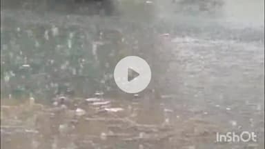 भीलवाड़ा: भीलवाड़ा में सुबह से जमकर बरस रहे हैं बदरा, सड़कों पर चारों तरफ पसरा पानी, कई इलाकों में जलभराव की स्थिति