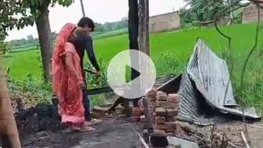 कसिया: शेरपुर बड़हरा में मच्छर अगरबत्ती से लगी आग में कई झोपड़ियाँ, बकरी, घर का सारा सामान, नगदी व आभूषण जलकर राख