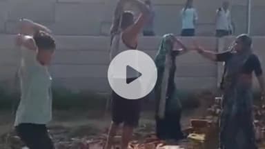 मथुरा: मथुरा में जमीनी रंजिश के चलते चले लाठी-डंडे, कई लोग घायल, पुलिसकर्मी को भी आई चोट