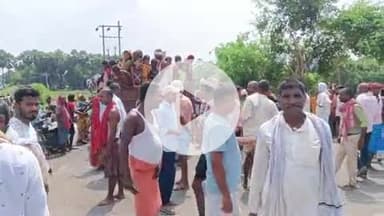 सरमेरा: सरमेरा में सड़क दुर्घटना, दो युवकों की मौत, सड़क जाम