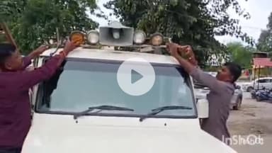 दंतेवाड़ा: दन्तेवाड़ा में अवैध तरीके से पुलिस सायरन और पीली बत्ती लगाकर घूमने वाले 16 वाहनों पर हुई कार्रवाई