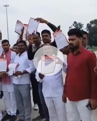 बिल्हौर: बिल्हौर में पीडीए द्वारा वोटर अधिकार यात्रा का आयोजन किया गया