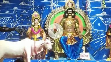 जन्माष्टमी में श्री कृष्ण का मनोरम दृश्य जो लोगों को अपने और काफी आकृष्ट किया