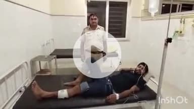 धौलपुर: आत्मरक्षा में पुलिस ने चलाई गोली, आरोपी के पैर में लगी, जिला अस्पताल में भर्ती