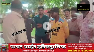 बुरहानपुर हादसे के बाद पंडाल पंडाल पहुंच रही खंडवा शहर की पुलिस.