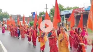 दौसा: शहर के सोमनाथ महादेव मंदिर से शुरू हुई प्रसिद्ध पांच महादेव शोभायात्रा, नाना प्रकार की सजी झांकियां उमड़ी शहरवासियों की