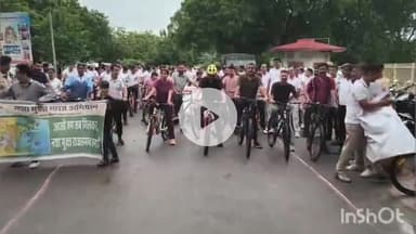 राजसमंद: राजसमंद पुलिस की अनूठी पहल: नौचौकी पाल पर फिटनेस और सामुदायिक सद्भाव के लिए साइकिलिंग, रनिंग और योग का आयोजन किया गया