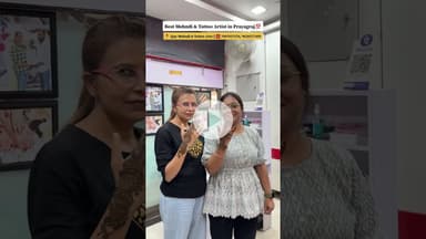 Looking for the best Mehndi & Tattoo Artist in Prayagraj?🥰 #ytshorts #prayagraj #mehndiart #tattoo