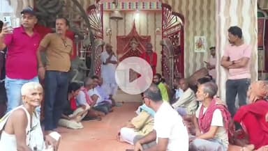 सुपौल: सुखपुर के सार्वजनिक दुर्गा मंदिर में ग्रामीणों ने की आम सभा का आयोजन