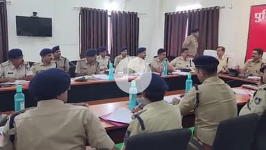 खंडवा नगर: पुलिस अधीक्षक ने अपराधों की समीक्षा के लिए ली बैठक, क्राइम मीटिंग को लेकर दिए निर्देश