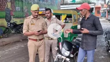 झांसी: झांसी-शिवपुरी हाईवे पुल के नीचे रक्सा पुलिस द्वारा चलाया गया वाहन चेकिंग अभियान