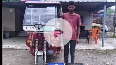 शिवसागर: शिवसागर थाने की पुलिस ने पिपरी गाँव से चोरी के एक ई-रिक्शा और 2 बैट्री के साथ रंगे हाथ अमन कुमार को किया गिरफ्तार