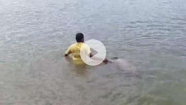 झालरापाटन: झालावाड़ के समीप गागरोन की कालीसिंध नदी में कार डूबने के मामले में चौथे व्यक्ति वेणुगोपाल का शव मिला