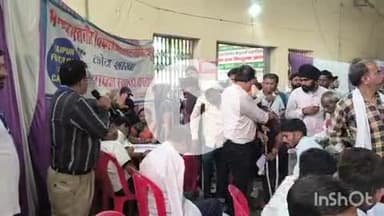 कम्युनिटी हॉल में दिव्यांग शिविर का आयोजन, लगभग 200 दिव्यांगों को मिले कृत्रिम अंग