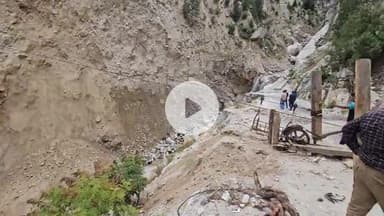 मोरंग: किन्नौर के रिस्पा नाले में बनी खाई, सड़क निर्माण को लेकर PWD विभाग ने किया मौके का निरीक्षण