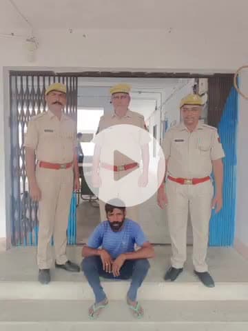 बाड़मेर: पुलिस थाना बीजराड़ व गिराब पुलिस टीम ने ₹5000 के ईनामी स्थाई गिरफ्तारी वारंटी को किया गिरफ्तार