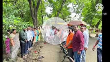 हिंगणघाट: छत्रपती शिवाजी महाराज उद्यानात आमदार  कुणावार यांच्या उपस्थितीत तुळसबाग तयार:१०८ नागरीकांना देण्यात आली तुळसरोप