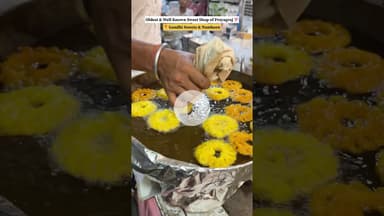 Gandhi Sweets & Namkeen – The Sweet Legacy of Prayagraj!🍬 #streetfood #ytshorts #prayagraj #mithai