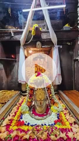 #ज्योतिर्लिंग #ओंकारेश्वर 
 आज के संध्या कालीन आरती के दिव्य श्रृंगार दर्शन 25.08.202