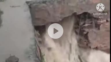 दौसा: महेशवरा बाँध की टूटी दीवार, जल भराव और मिट्टी के कटाव की आशंका, कल जिला कलेक्टर ने किया था इस क्षेत्र का दौरा