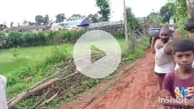 ब्यौहारी: साखी गांव में पट्टे की भूमि से सड़क निकालने को लेकर हुआ विवाद, मौके पर पहुंची पुलिस