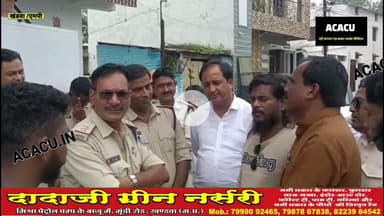 घासपुरा गवली मोहल्ले में गणेश जी की प्रतिमा के स्थान को लेकर हिंदू समाज के दो परिवार में विवाद