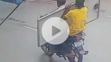 नरवल: महाराजपुर थाना क्षेत्र के छतमरा गांव में परचून की दुकान के छत से सोलर पैनल चोरी, सीसीटीवी में कैद हुए चोर