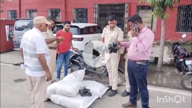 भीलवाड़ा: अहमदाबाद से लाए गए पॉलिथीन कैरीबैग निगम ने आरके कॉलोनी से की जब्त, 2100 रुपये का लगाया जुर्माना