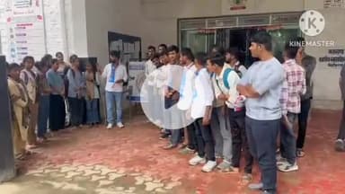 चित्तौड़गढ़: एमपी पीजी कॉलेज में वोट चोरी के खिलाफ एनएसयूआई ने चलाया पोस्टकार्ड अभियान