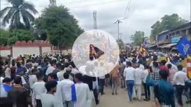 टीकमगढ़: दो स्कूली बच्चों की संदिग्ध मौत के बाद जन आक्रोश रैली, एक का शव फंदे पर, दूसरे का तालाब में मिला