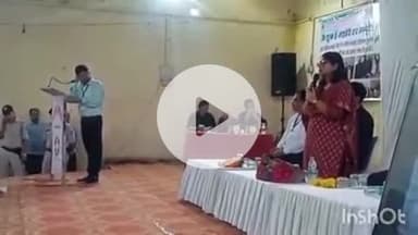 डबरा रेड क्रॉस सोसाइटी के दिव्यांग शिविर में पहुंचीं जिला कलेक्टर, आयोजन की सराहना की