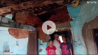 बांसवाड़ा: 6 शहर के कालिका माता मंदिर के पीछे खाटवाड़ा में कवेलु पोश मकान की दीवार ढह गई, किसी प्रकार की हताहत नहीं