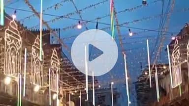 करौली: गणेश चतुर्थी पर्व की पूर्व संध्या पर डीएसपी की अध्यक्षता में पुलिस ने शहर में निकाला फ्लैग मार्च