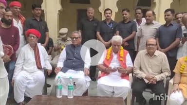 गढ़बोर: सिक्किम के राज्यपाल ओ.पी. माथुर ने श्री चारभुजानाथ जी के किए दर्शन