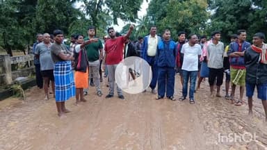 जगदलपुर: कलेक्टर और पुलिस अधीक्षक ने बाढ़ प्रभावित क्षेत्रों का निरीक्षण किया, राहत कार्यों की समीक्षा