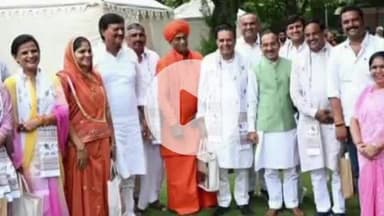 बाड़मेर: बाड़मेर विधायक डॉक्टर प्रियंका चौधरी सांसद विधायक संवाद कार्यक्रम में शामिल हुईं