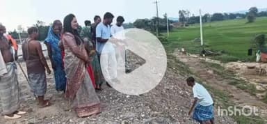 गढ़वा: गढ़वा जिला परिषद अध्यक्ष शान्ति देवी ने ग्रामीणों की शिकायत पर बहियार गांव का किया निरीक्षण