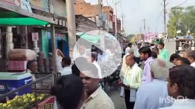 औरैया: दिबियापुर कस्बा स्थित नहर पुल के पास सिंचाई विभाग ने जमीन खाली करने को लेकर मकान और दुकानों में लगाया 15 दिन का नोटिस