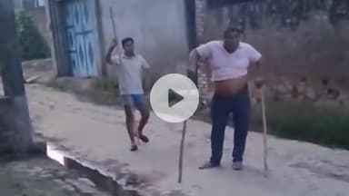 मुज़फ्फरनगर: जमीन के झगड़े ने भाइयों को बनाया दुश्मन, लाठी-डंडों से हुई खून-खराबा, चार लोग घायल, वीडियो वायरल