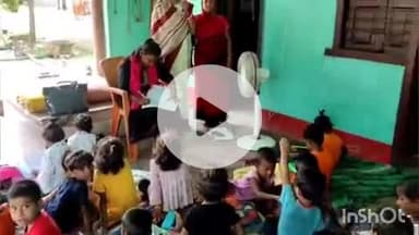 करपी: बुधवार को केयाल आंगनबाड़ी केंद्र का औचक निरीक्षण किया गया