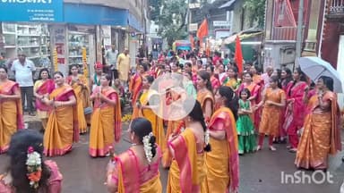 धार: नानेवाडी स्थित समाज भवन से निकाली गई गणपति की पालकी, महाराष्ट्र ब्राम्हण समाज ने किया आयोजन