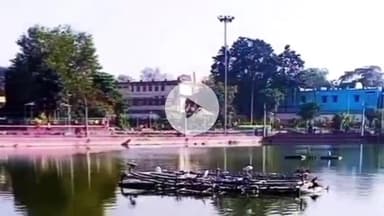 रतलाम नगर: लगातार बारिश से हनुमान ताल समेत कालिका माता मंदिर परिसर का झाली तालाब लबालब