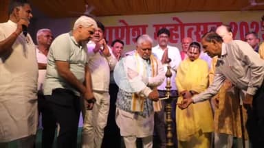 गया टाउन सीडी ब्लॉक: आजाद पार्क में श्रीरामचरितमानस नवाह पारायण यज्ञ समिति द्वारा आयोजित गणेश पूजा में शामिल हुए सहकारिता मंत्री