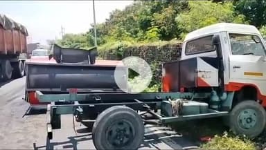 सिंगरौली: जयंत खदान के पास डीजल टैंकर पलटा, चालक गंभीर रूप से घायल