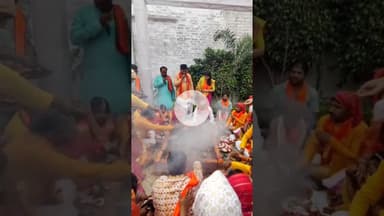 भारत में पहली बार सामुहिक वैश्य देव‌ पूजन viral video