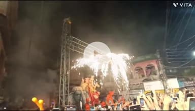 बांसवाड़ा: शहर के मध्य गांधी मूर्ति तिराहे पर स्थापित हुए बांसवाड़ा के राजा गणपति बप्पा