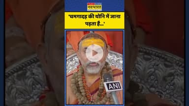 Tulsidas का उदाहरण देकर Rambhadracharya पर क्या बोले शंकराचार्य? | #shorts #rambhdracharya