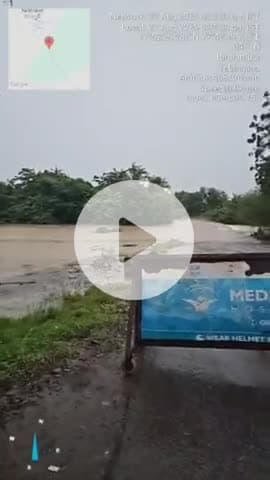 రాయికోడ్: మండలంలో భారీ వర్షాలతో పొంగి పొర్లుతున్న వాగులు, పలు రహదారులను మూసి వేసినట్లు తెలిపిన రాయికోడ్ ఎస్ఐ చైతన్య కిరణ్