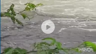 राजसमंद: राजसमंद बनास नदी के मोही पुलिया पर दंपती और मोटरसाइकिल पुलिया पार करते समय बह गए।